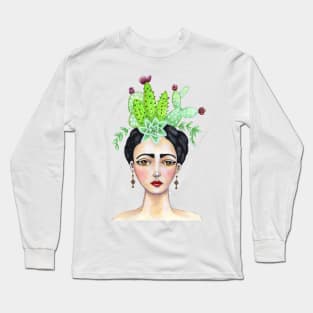 Cacti Crown Long Sleeve T-Shirt